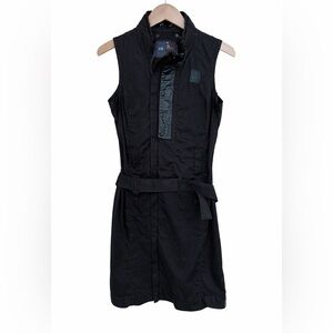 G-Star Black Belted Mini Dress